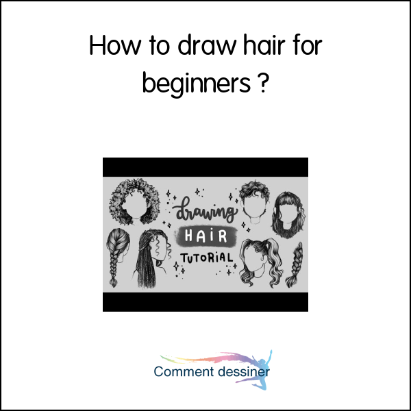 How to draw hair for beginners